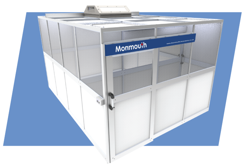 Aluminum modular cleanrooms for ISO-class clean environments